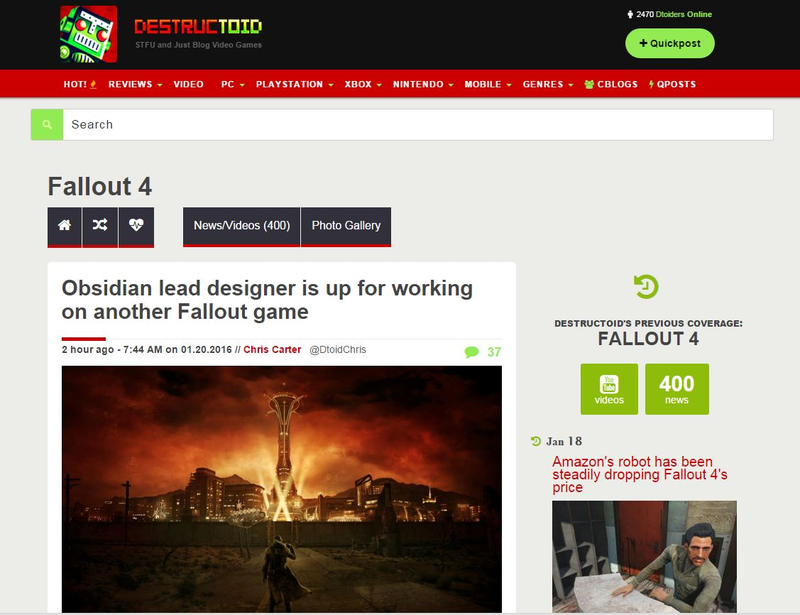 Illustration for article titled Fansâ Intense Love For Fallout: New Vegas Must Be Weird For People At Bethesda
